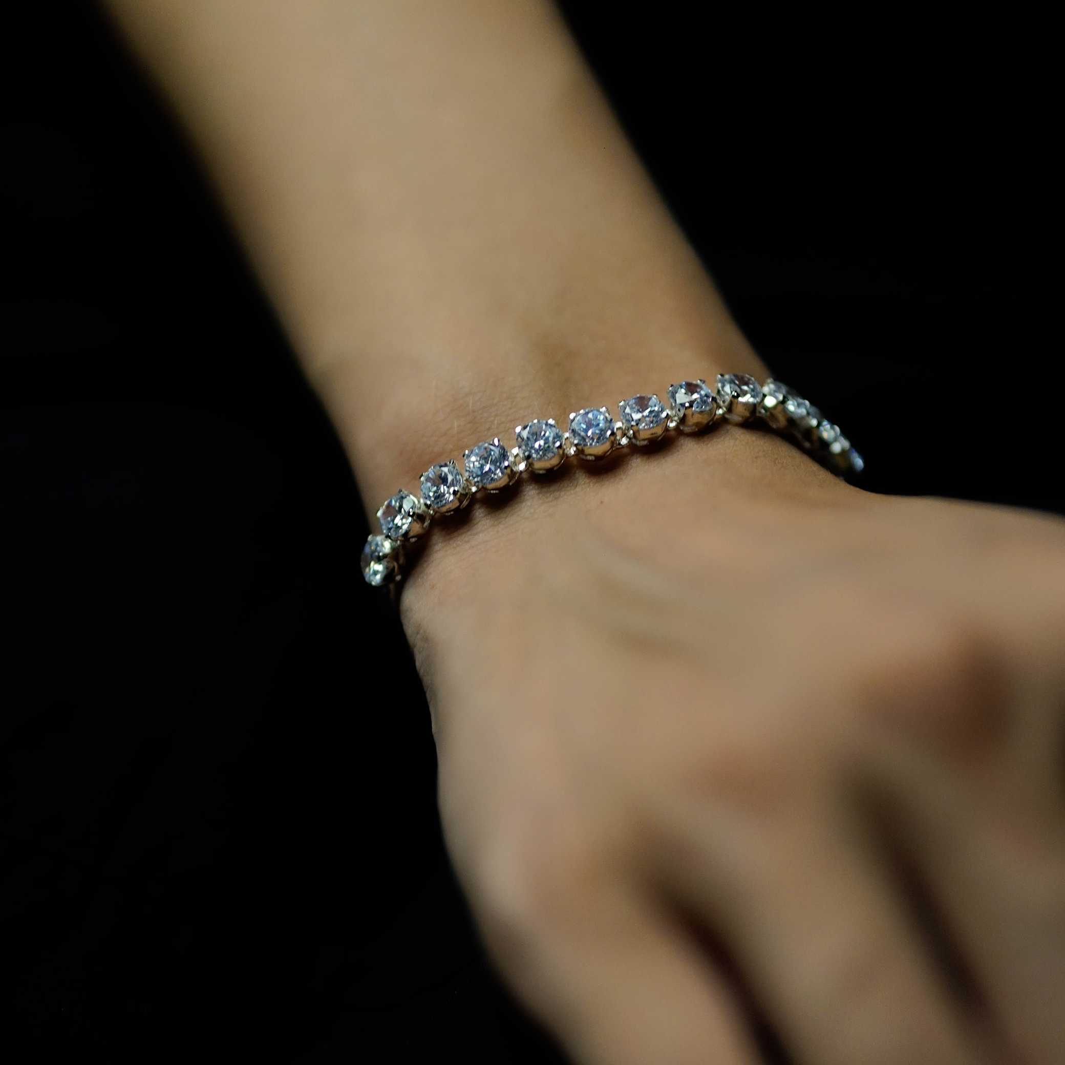 Zircon Bead Chain Bracelet - AlShaikh Jewellers