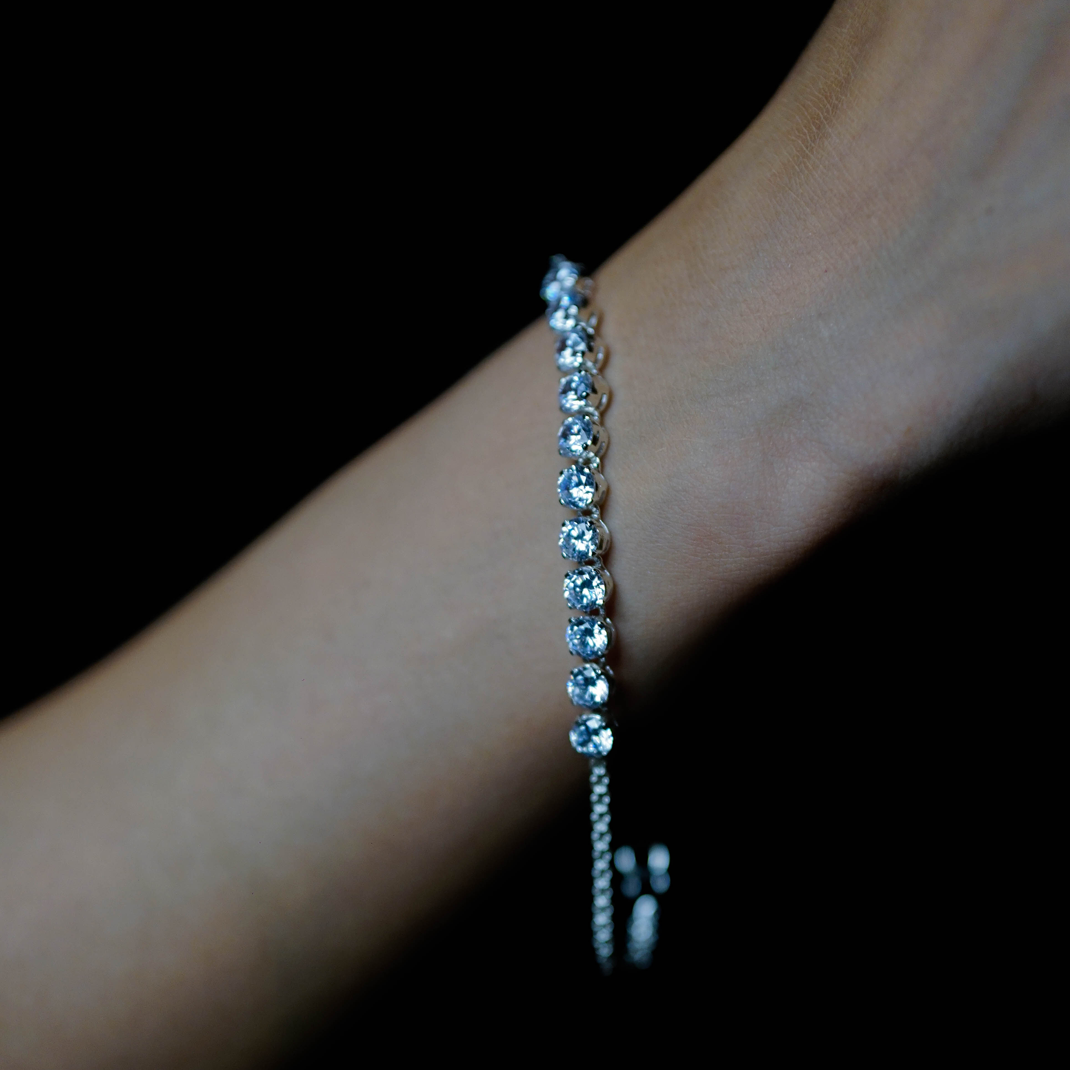 Zircon Bead Chain Bracelet - AlShaikh Jewellers