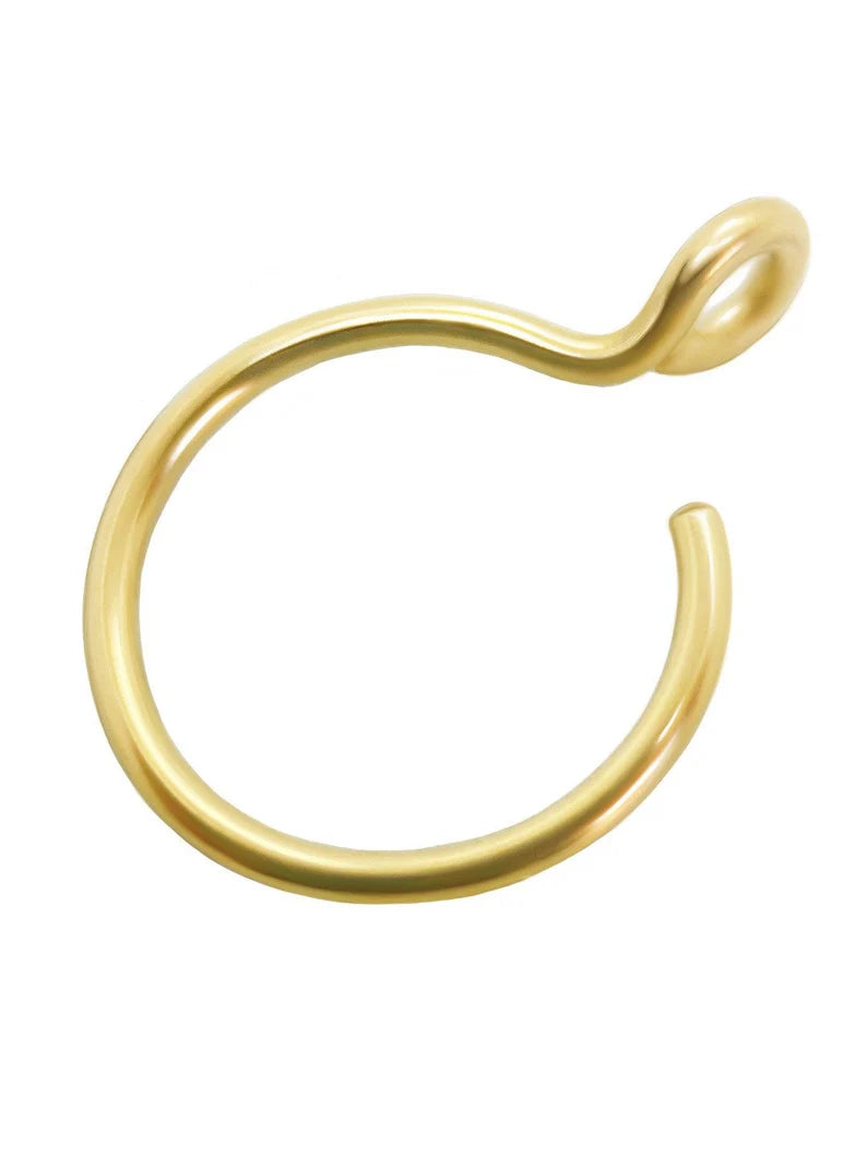 Plain Silver Nose Ring