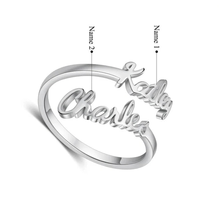 Customized Name Ring