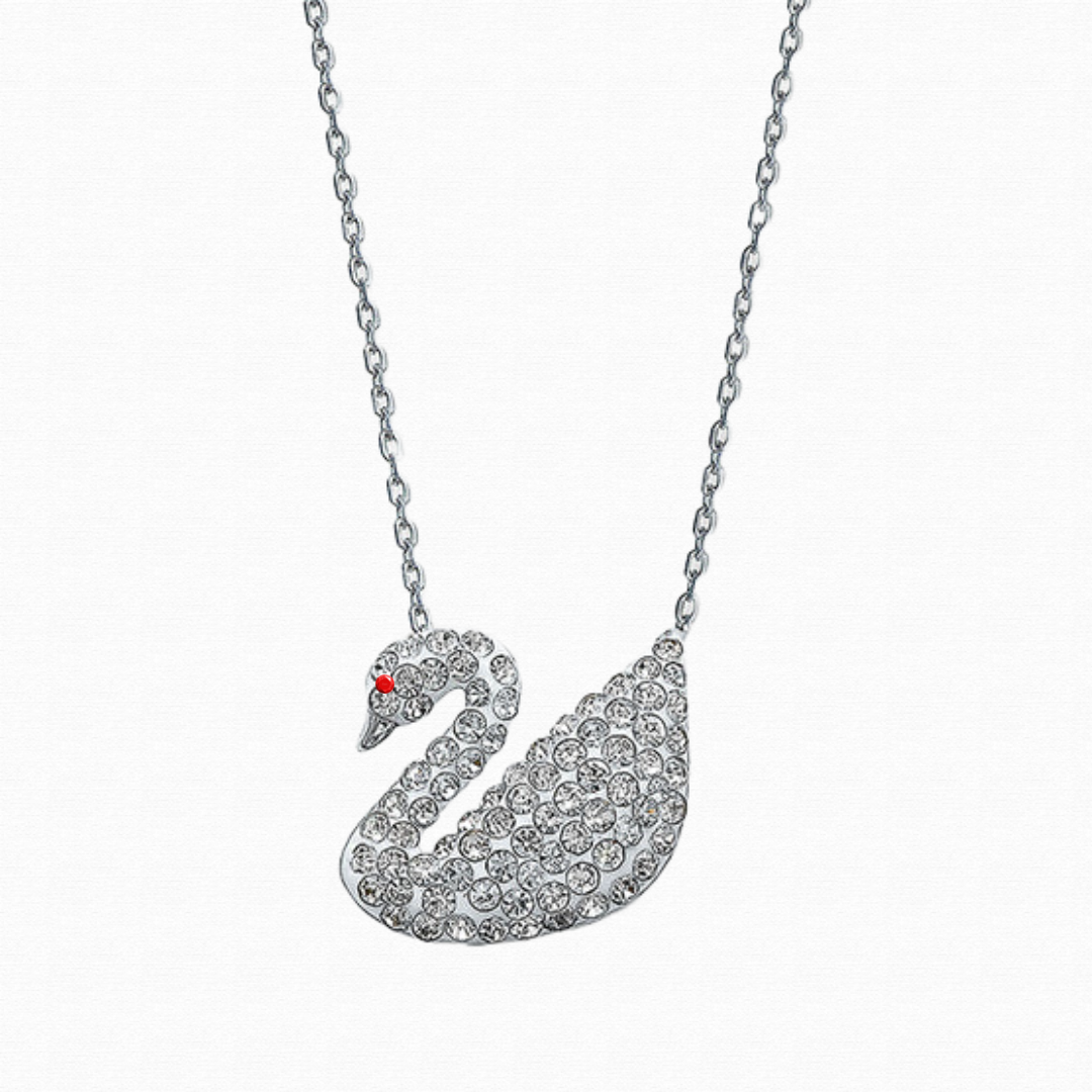 Iconic Swan Pendant with Chain