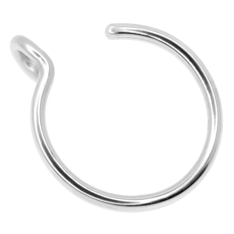 Plain Silver Nose Ring